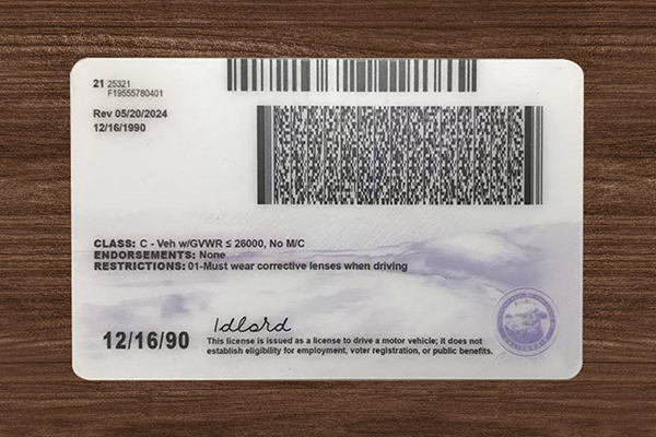 Scannable ID card verification using barcode and QR code scanner