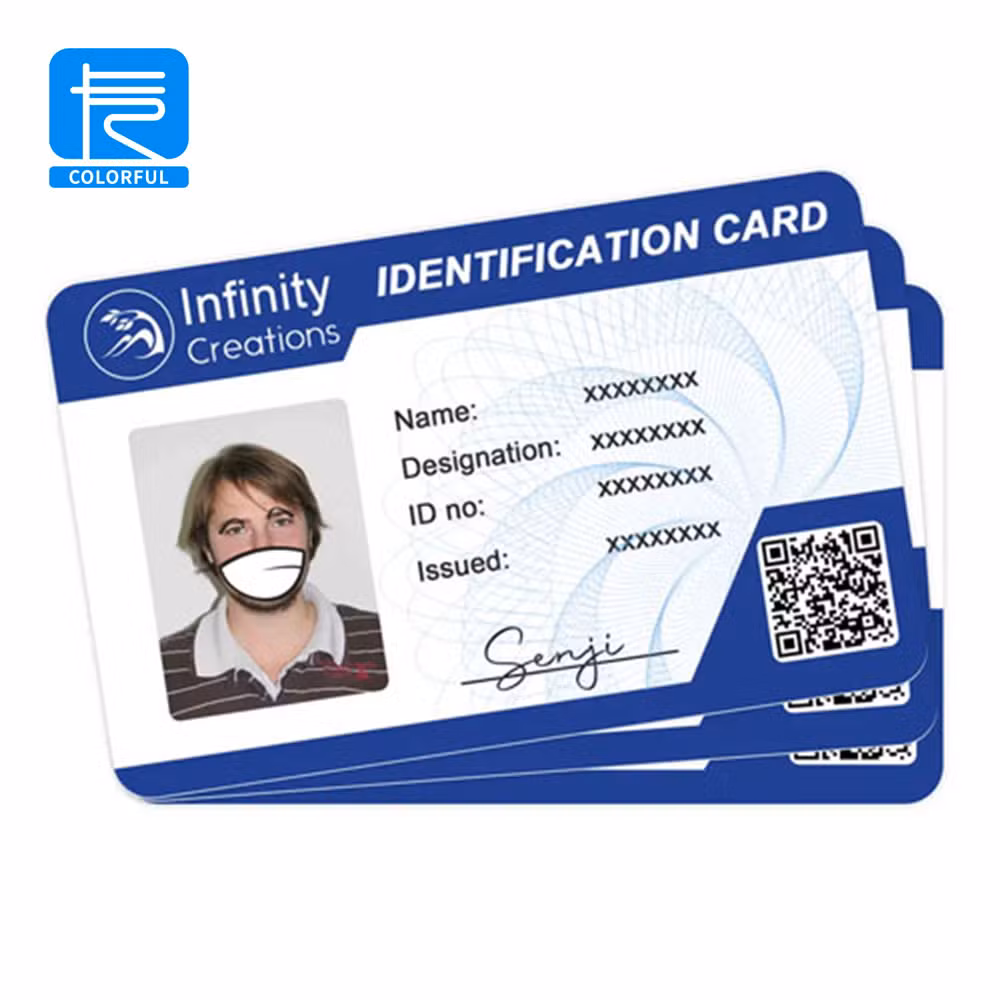 types of custom ID cards
photo id card and membership card examples