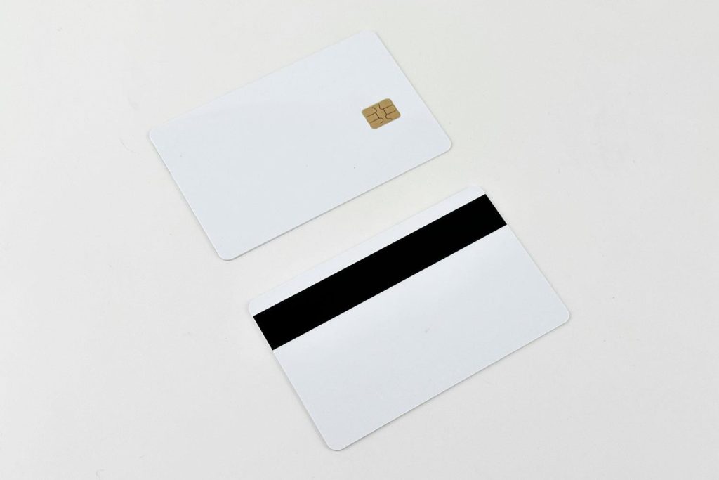 NFC smart ID card with embedded chip for contactless access